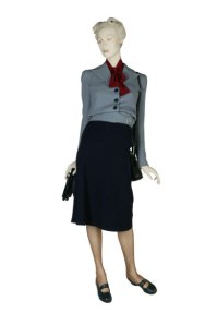 Utility skirt suit 1942 Victor Stiebel