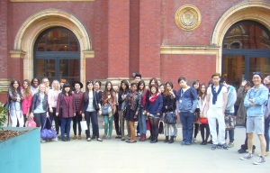 LCF students visit David Bowie Is at the V&A