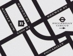 Burberry 121 Regent Street map