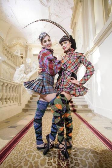 Vienna ballet dancers in Vivienne Westwood costumes